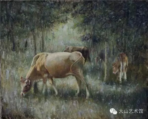 640韩玉良油画作品80x65xcm--1996年
