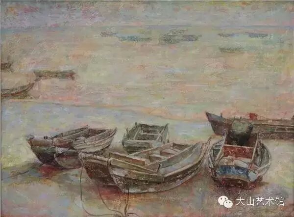 韩玉良油画作品73x54cm--1996年